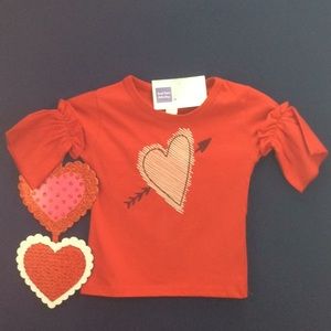 Girls Ruffle Bell Sleeve Top